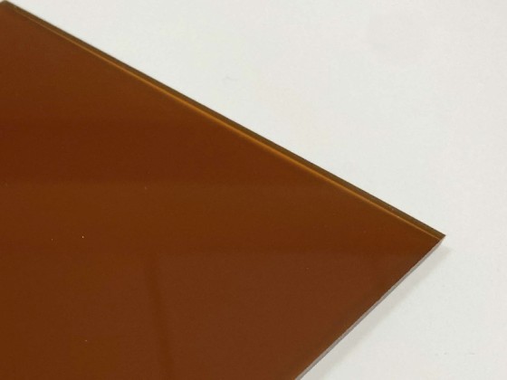 Монолитный поликарбонат Borrex толщина 15 мм, бронза йод