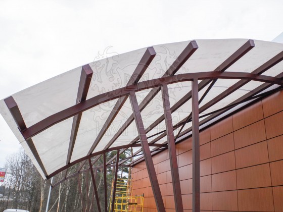 Монолитный поликарбонат Irrox/Borrex "Оптимальный" толщина 8 мм, опал