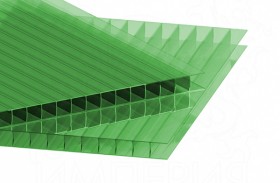 Сотовый поликарбонат IRROX 4 мм, зеленый