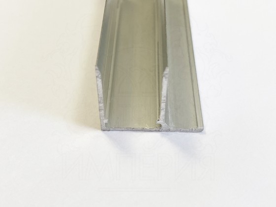 Профиль торцевой алюминиевый F16 мм.