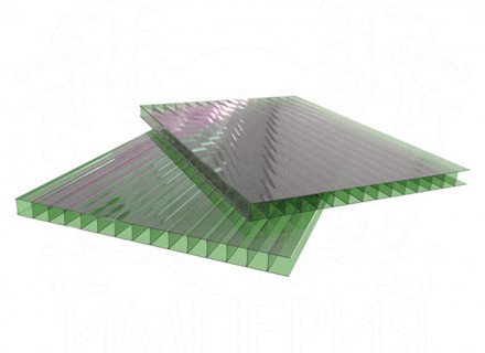 Сотовый поликарбонат LEXAN толщина 6 мм, зеленый