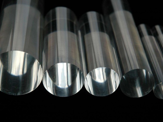 Круглый стержень из литьевого оргстекла (40 мм, б/цв)